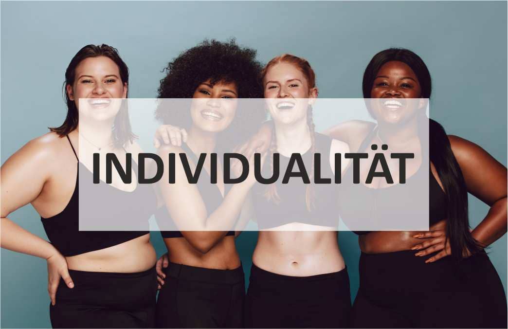Individualität in der Trainingsplanung, Verschiedene Körperformen, Frauen sportlich
