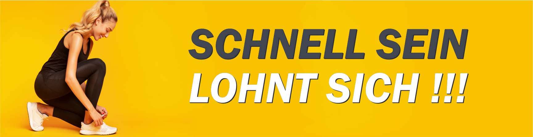 Banner schnell sein lohnt sich